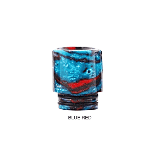 Drip Tip 810 Bleu et Rouge E-Cig Power