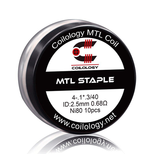 Coton 10 Pièces MTL Coil Staple Coilology