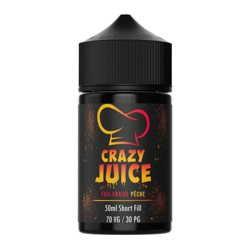 Liquide Fuidji Fraise Peche Crazy Juice