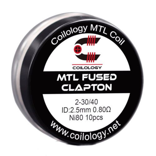 Reconstructible 10 Coils MTL Clapton Ni80 0,92ohm Coilology