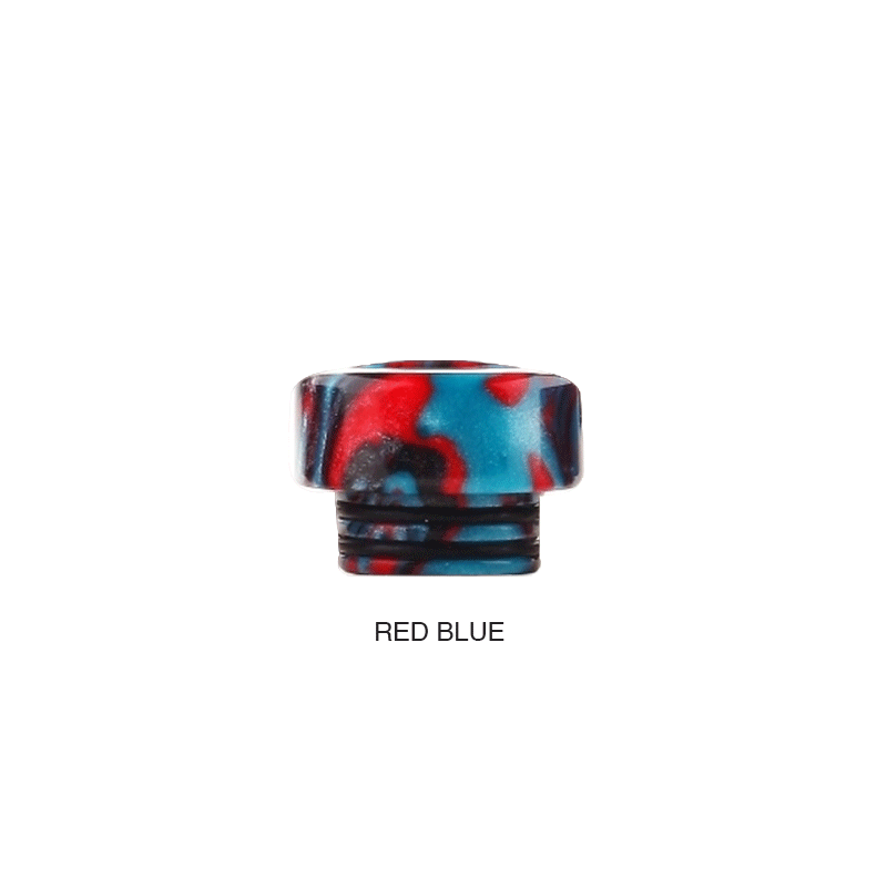 Drip Tip 810 Rouge et Bleu E-Cig Power