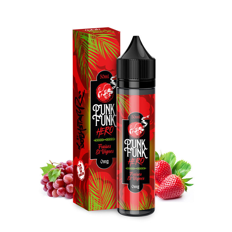 Liquide Fraises et Vignes Punk Funk Hero par Joeystar