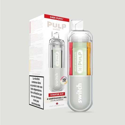 Kit Le Pod Switch 2400 4en1 PULP Gris