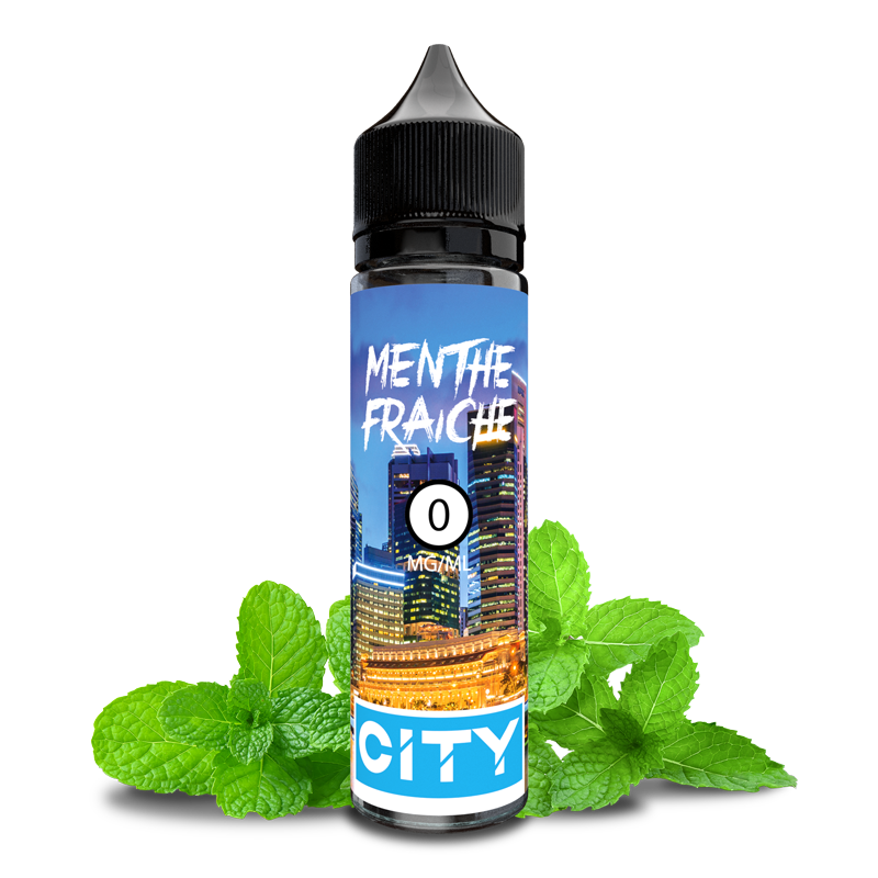 Liquide Menthe Fraiche 50ml CITY