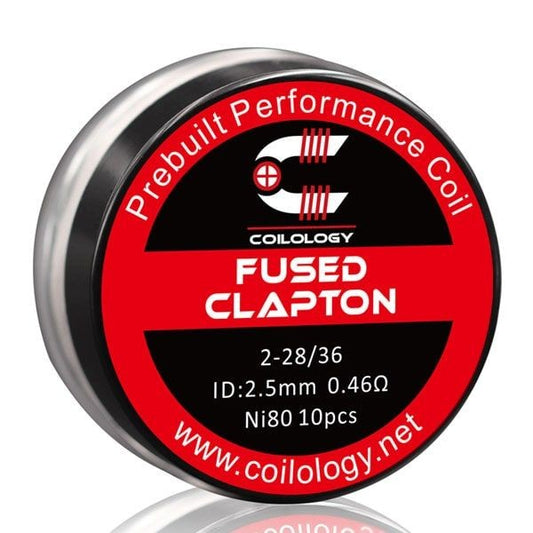 Reconstructible 10 Coils Fused Clapton Ni80 0,46ohm Coilology