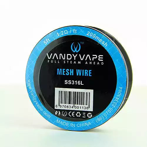 Bobine Mesh Wire SS316l 200 1,20ohm Vandyvape